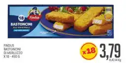 Supermercati Piccolo Findus Bastoncini di merluzzo offerta