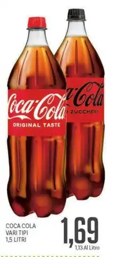 Supermercati Piccolo Coca Cola Vari Tipi offerta