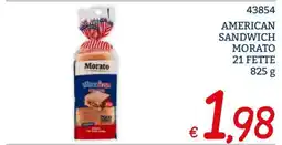 Zona American Sandwich Morato offerta
