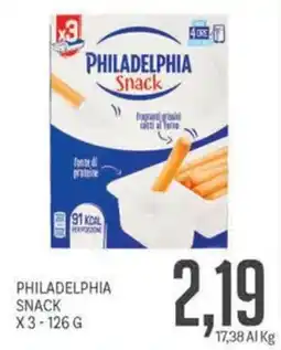 Supermercati Piccolo Philadelphia Snack offerta