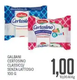 Supermercati Piccolo Galbani Certosino classico/senza lattosio offerta