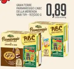 Supermercati Piccolo Parmareggio L'ABC della merenda offerta