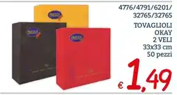 Zona Tovaglioli Okay offerta