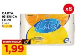 Alì Supermercati Carta igienica Lord offerta