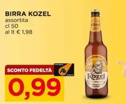 Alì Supermercati Birra Kozel offerta