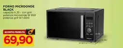 Alì Supermercati Forno microonde black offerta