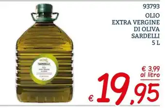 Olio extra vergine di oliva Sardelli