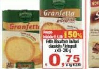 CTS Supermercati Fette biscottate classiche offerta