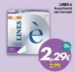 Franzy's Lines è assorbenti lactifless lungo con ali offerta