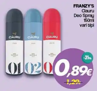 Franzy's Ciàuru Deo Spray