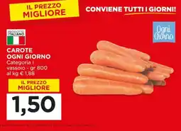 Alì Supermercati Carote ogni giorno offerta
