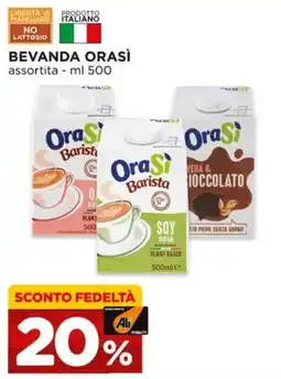 Alì Supermercati Beveranda OraSi assortita offerta