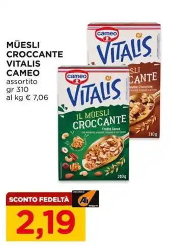 Müsli croccante Vitalis Cameo