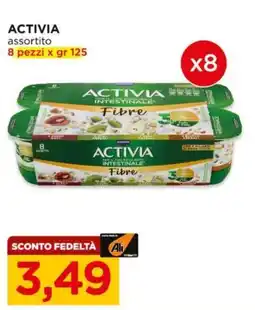 Alì Supermercati Activia assortito offerta