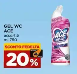Alì Supermercati Gel wc ace offerta