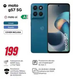 Trony moto g57 5G offerta