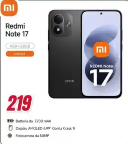Trony Redmi Note 17 offerta