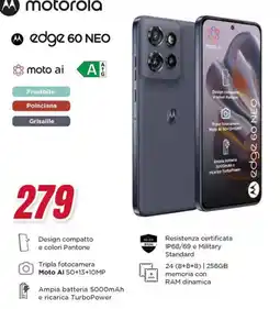 Trony Motorola edge 60 NEO offerta