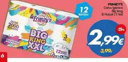 Franzy's Franzy's Carta Igiene Big king offerta
