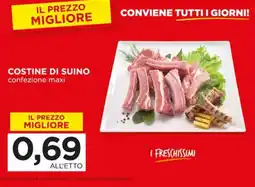 Alì Supermercati Costine di suino offerta
