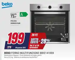 Trony Beko forno multifunzione BBIE14100X offerta