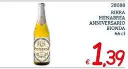 Zona Birra Menabrea Anniversario Bionda offerta