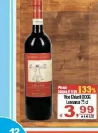 CTS Supermercati Vino chianti docg offerta