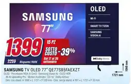 Trony Samsung TV OLED 77" offerta