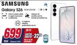 Trony Samsung Galaxy S26 offerta