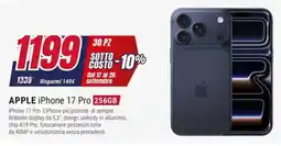 Trony Apple iPhone 17 Pro offerta