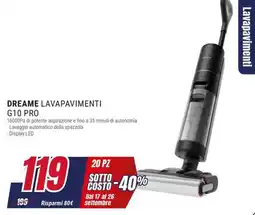 Trony Dreame lavapavimenti G10 Pro offerta