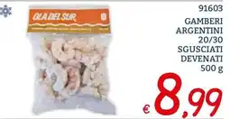 Zona Gamberi argentini Ola del Sur offerta