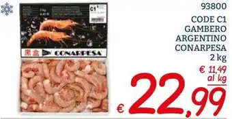 Zona Gambero argentino Conarpesa offerta