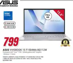 Trony ASUS VIVOBOK 15 offerta