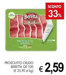 PrestoFresco Prosciutto crudo Beretta offerta