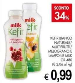 PrestoFresco milk Kefir Melograno e Lampone offerta