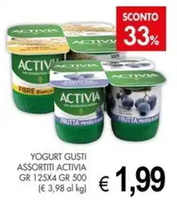 PrestoFresco Yogurt gusti assortiti Activia offerta
