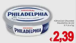 PrestoFresco Formaggio spalmabile Philadelphia offerta