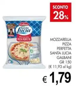 PrestoFresco Mozzarella pizza perfetta Santa Lucia offerta
