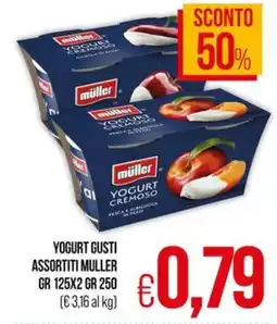 PrestoFresco Yogurt gusti assortiti Müller offerta