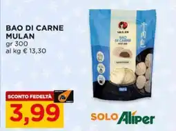Alì Supermercati Bao di carne Mulan offerta