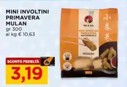Alì Supermercati Mini involtini primavera Mulan offerta