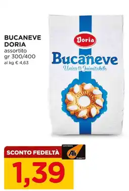 Alì Supermercati Bucaneve Doria offerta