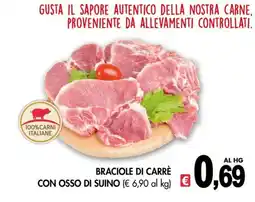 PrestoFresco Braciole di carrè con osso di suino offerta