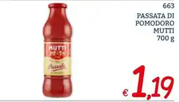 Zona Passata di pomodoro Mutti offerta