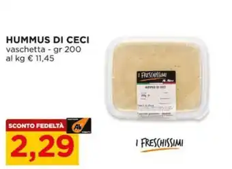 Hummus di ceci I Freschissimi