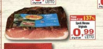 CTS Supermercati Speck offerta