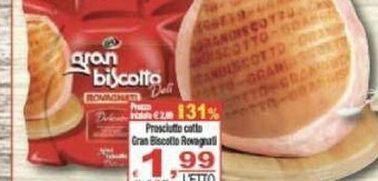 CTS Supermercati Prosciutto cotto offerta