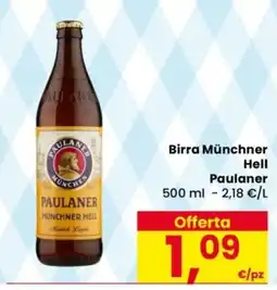 Despar Birra Münchner Hell Paulaner offerta