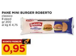 Alì Supermercati Pane mini burger Roberto offerta